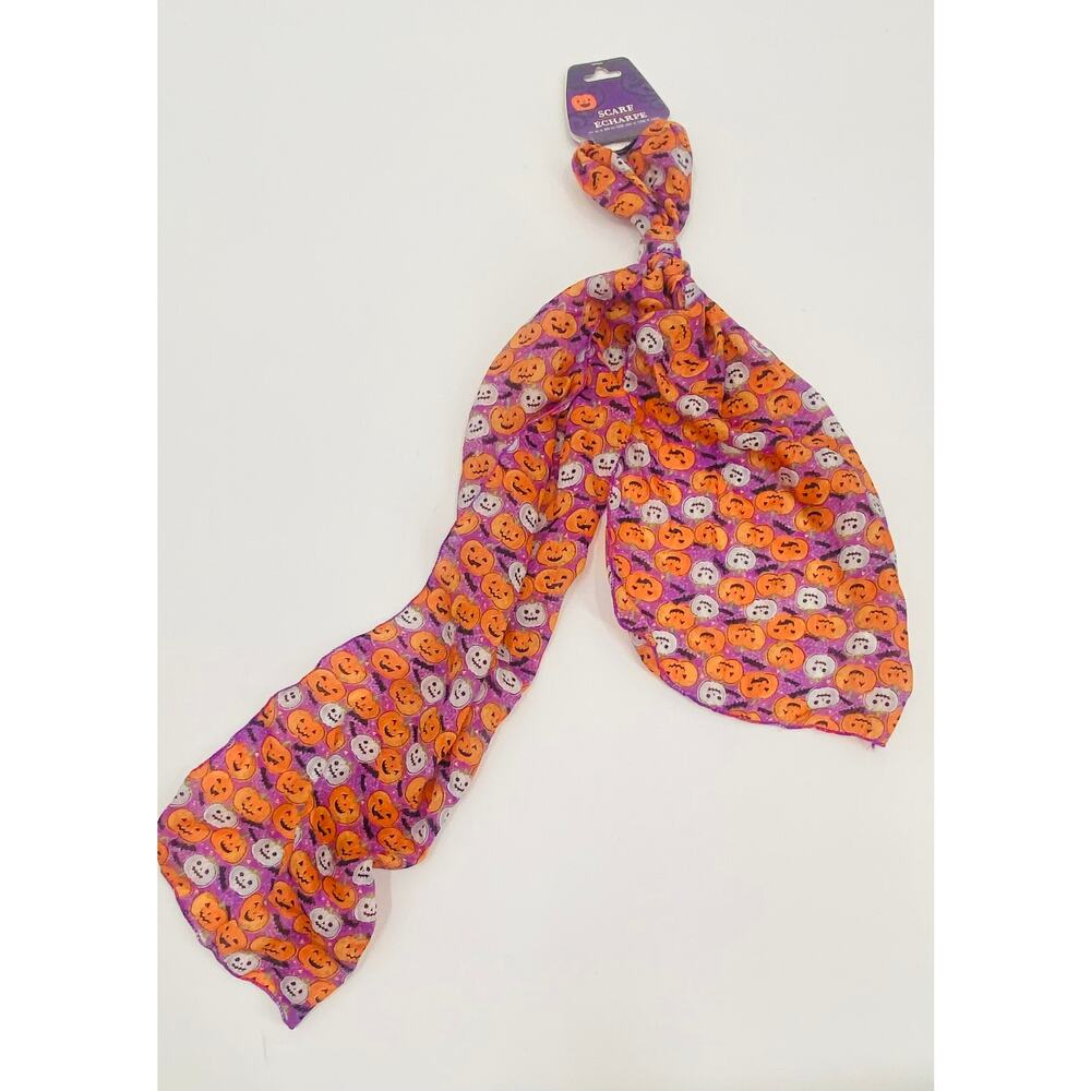 Halloween Pumpkin Scarf